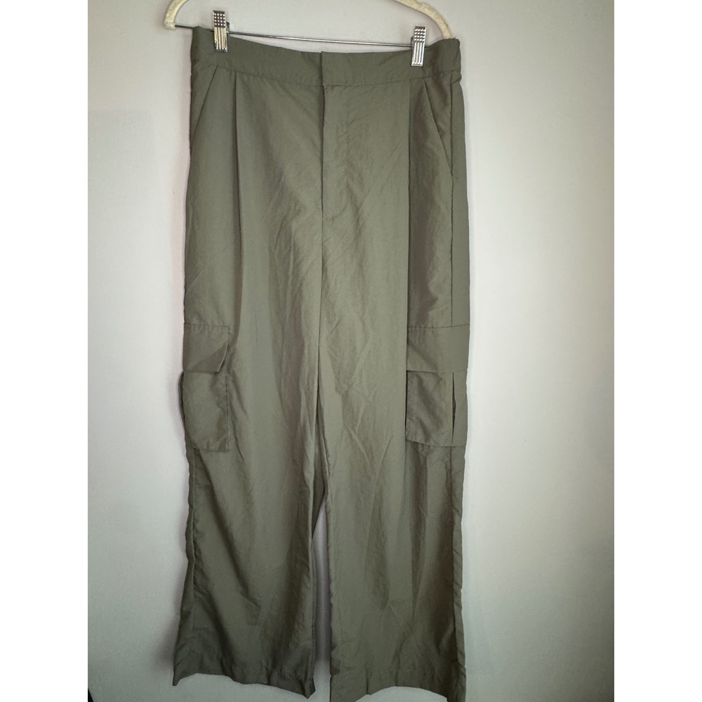 Wilo The Label Parachute Fly Cargo Pant Olive Green Medium NWT